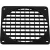 Aerzetix Set di 4 Griglie per Ventola 70x70 mm in plastica per Computer PC stampanti dispositivi audiovisivi proiettori multimediali/Colore Nero