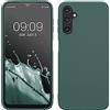 kwmobile Custodia Compatibile con Samsung Galaxy A14 5G Cover - Back Case per Smartphone in Silicone TPU - Protezione Gommata - verde blu