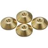 PrecisionGeek - Piedini a Cono in Ottone per Altoparlanti HiFi Ø20 mm - Isolatori Antivibrazione per Diffusori, Mobili Audio, Soundbar - Set da 4 - Prodotto in Europa
