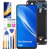 HLYGZX Display di ricambio per Samsung Galaxy A30 LCD, schermo TFT, A305F A305G A3050 A305N, schermo LCD, display touch digitizer, kit di riparazione con cornice (nero con cornice)