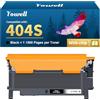 Yowell CLT-P404C 404S Toner Compatibile con Samsung 404S per Samsung C480W C480FW per Xpress C480W C480FW C410W C430 C430W C460 C460FW C460W CLP-360 CLP-365 CLX-3305FW CLX-3305W - 1X CLT-404S Nero