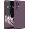 kwmobile Cover per Samsung Galaxy A33 5G Custodia - Back Case per Smartphone in Silicone TPU - Protezione Gommata - Iris pallido