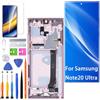HLYGZX Display per Samsung Galaxy Note 20 Ultra 4G/5G Schermo LCD TFT di Ricambio, Kit di Riparazione Assembly Schermo N985F (Oro con Telaio, Senza Impronta Digitale, Schermo Non Curvo)