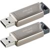 PNY PRO Elite - Chiavetta USB 3.1 da 128 GB, design in metallo di alta qualità, fino a 400 MB/s in lettura e 180 MB/s in scrittura, compatibile con PC e Mac, USB 3.0/2.0, ideale per giocatori