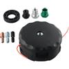 RiseNova Kit testina per tagliabordi compatibile con Shindaiwa T230 T231 T242 T242X T2510 C230, ricambio per Echo SRM-225 SRM-230 SRM-210, accessori inclusi