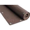 COVER IT Frangivista per Balcone Premium 240 g/m² su Misura 70 cm - Frangivista con Trama Goffrata per Balcone, terrazza e ringhiera, Marrone