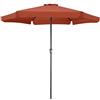 Kingsleeve® Ombrellone 330 cm Apertura Manovella Protezione UV80+ Pieghevole Impermeabile Ombrello Balcone Giardino