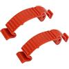 lasuroa 2pz Fibbia a Scatto per Coperchio Cilindro Superiorei, Fibbia di Copertura in PC Rossa di Ricambio per Husqvarna 435 440E 445 450 450E 570 575 576 Motosega da Giardino (Arancia)