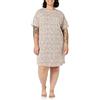 Amazon Essentials Camicia da Notte da Donna, in Maglia, con Motivo Floreale, Colore: Blu Navy, Taglia XL