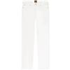 Lee Pantaloni da Donna Marion Straight, Classic Straight Fit, Gamba Dritta, Bianco, 44 IT (30W/31L)