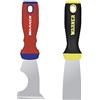 Warner Manufacturing 11501A ProGrip Series - Confezione combinata per pittori, 5 in 1 (10971A) e 1-1/2 Full Flex Stucco (90127A), Pro Paint, strumento da 3,8 cm e 5-1, rosso e giallo