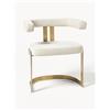Westwing Collection Sedia cantilever imbottita Gianni