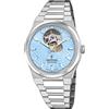 Festina SWISS MADE Orologio Automatico Donna in Acciaio Inossidabile 316L Argento - Vetro Zaffiro Alta Resistenza - Impermeabile 10 ATM F20054/4 Automatic