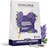 HOROMIA Sacchetti Profumati per Armadio Vestiti e Cassetti - Profumo Intenso e Duraturo fino a 12 Settimane - 3 Sacchetti Muschi e Loto