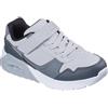 Skechers Sneaker Uno Lite 2.0 Pillar Duo Bambino, Grigio, 10 UK Child