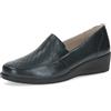CAPRICE Mocassino da Donna Pelle, Blu (Ocean Nappa), 40 EU