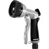 RESTMO Pistola Irrigazione Giardino, Alta Pressione Pistola Piardino Acqua, Spruzzatore in Metallo con 7 Modelli, per Irrigazione di Piante, Lavaggio Auto, Doccia per Animali Domestici -Nero