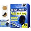 FUGLUS 40 cerotti per scatola cerotti mal di mare，motion sickness patch，Cerotti per il Mal di Movimento per Crociere, Auto,Cerotto Antinausea Dietro l'Orecchio con Effetti Rapidi，Dura 72 ore