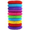 TopHomer Confezione da 10 braccialetti repellenti per zanzare, anti insetti e moscerini per respingere tutti i tipi di zanzara, protegge i vostri bambini, impermeabile e sicuro contro i parassiti