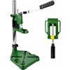 Terryshop74® Supporto a Colonna per Trapano con Morsa - Profondità Foratura 0-60 mm - Alloggiamento Ø 43 mm - Supporto Trapano da Banco per Legno Metallo Plastica - Accessori Inclusi