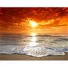 Fotomurale Soggiorno - Carta da parati Mare Spiaggia Tramonto 150x116 cm TNT Murale alla moda Decorazione da Muro XXL Poster Gigante Design Cameretta Carta per Pareti Natura Paesaggio 100403-257