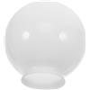 ELAYARD Paralume Facile Manutenzione in Vetro Bianco Opaco Sferico Versatile Elegante e Semplice per Lampada da Soffitto Adatto per Soggiorno e Sala da Pranzo