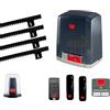 Generico PROMO KIT DEIMOS ULTRA BT B600 CANCELLO SCORREVOLE 24V 600KG 2618209 CON 4 MT DI CREMAGLIERA IN NYLON
