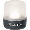 VARTA Lampada da campeggio, Dynamo Campeggio Lanterna L10RH, Lampada a manovella, 2 possibilità di ricarica: tramite manovella o tramite USB di tipo C, resistente agli spruzzi d'acqua (IP54) e agli