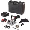 Trend Kit fresatrici lamellari T18S 18 V (1 batteria da 2 Ah e caricatore rapido), T18S/BJK1/E