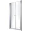 LifeStyle ProAktiv Glaszentrum Hagen - [75-140cm] Porta per doccia a nicchia Meslina Porta doccia - Doccia - Box doccia - Porta battente - 6 mm - senza Piatto doccia (135-138cm)