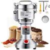 VEVOR 300g Mulino Elettrico per Cereali, Macina Spezie Commerciale Alta Velocità 1500 W, Macchina Polverizzazione in Acciaio Inox, per Cereali Secchi, Spezie, Caffè, Mais, Pepe, Tipo Oscillante