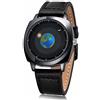 MINILUJIA 50M Orologi impermeabili da uomo con mappa del mondo Orologi creativi con universo stellato Rotazione della Terra, globo, Luna, Sole, occhio accattivante Orologi personalizzati, cool, unici