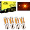 YONGMING BAU15S PY21W LED Auto 7507 Ambra 33SMD 12V Lampadina 4Pz