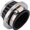 WOOSTAR 44mm Filtro Dell'aria Sostituzione per 2 Tempi 23cc 33cc 47cc 49cc Scooter Mini Dirt Bike Pocket Bike Moto ATV Quad Go Kart Ciclomotore Argento