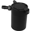 Yctze Tanica di Raccolta Dell'olio, Tanica di Raccolta Dell'olio a 2 Porte con Valvola di Scarico 300ml Sostituzione del Serbatoio Sconcertato Universale in Lega di Alluminio per Accessori Automobilistici
