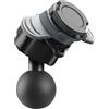 Optiline Lampa 90555 Titan Opti Ball Head, Connettore DuoLock con Sfera da 25 mm / 1" Compatibile con custodie Opti Line, Nero