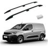 TURTLE Compatibile con Peugeot Partner 20192024 / Barre portatutto Crown Versione Corta | Nero