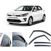 AC WOW 4 deflettori antivento e antipioggia per Kia RIO 5 porte hatchback 2016 2017 2018 2019 2020 2021 2022 2023
