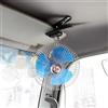 Starnearby Ventilatore 12V/24V, Potente Aria Fredda per Auto con Clip, 2 Velocità Regolabili, Accendisigari per Camion, SUV, Camper