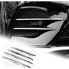 KUNGKIC ABS cromato auto paraurti anteriore griglia fendinebbia copertura accessori Car Bumper Grille Fog Light per Mercedes Benz GLC X253 2017 2018 2019 accessori