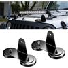 Bcuuozeeing 2 pezzi supporti magnetici in gomma per fari da lavoro a LED, supporto magnetico universale per tetto auto, forte supporto magnetico per luce di lavoro, per fuoristrada, SUV ATV, camion, veicoli (a