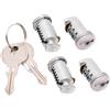 F Fityle Serrature di sicurezza a cilindro per barre portatutto, cilindri di bloccaggio, accessori versatili, robuste serrature a barra trasversale, cilindri, 4 Nuclei di Blocco