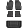 MOTOS Set di tappetini in gomma e tappetini per il bagagliaio per Opel Adam 2012-2019 Migliorare il comfort di viaggio con tappetino antiscivolo auto 3D- tappetini per tutte le stagioni auto, protezio