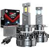 Tongruiting H7 LED Lampadina, 32000LM 130W Auto H1 LED Kit Di Conversione Faro, Luce Bianca 6000K Lampadine Per Fari, Faro Con Doppio Strato Di Raffreddamento Tubo Di Rame Kit Lampadina 12V (2Pcs)