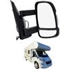 GENERICO Specchietto Elettrico Destro CAMPER DUCATO Retrovisore Termico DX Dal 2006-2024 Braccio lungo,Sbrinamento rapido,Freccia Integrata