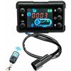 Peosaard Riscaldatore diesel, accessori per riscaldatore diesel, controller LED da 3.9x2.6x0.6 pollici con telecomando, controller per 12V / 24 V, vevor