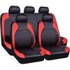 POWEC 9 Pezzi Auto Set Coprisedili, per MG ZS MG4 MG5 ZS EV 2022 2023 in Pelle PU Impermeabile Fodere Anteriori E Posteriori Auto Accessori,C