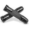 GUGUVNV Manopole e impugnature terminali Per GSXR 600 750 K1-K9-Nero