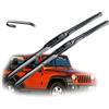 DBAOXIN Spazzole tergicristallo per Auto, per Jeep, per Wrangler JK 2007 2008 2009 2010 2011 2012 2013 2014 2015 2016 2017 Tergicristalli per finestrino Anteriore 16+16