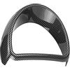 Generic Lunetta Indicatore Cruscotto Durevole in Stile Fibra di Carbonio Adatta per Smart Fortwo/Forfour 453 2015-2021, Rivestimento Protettivo UV, Colore Classico Fibra di Carbonio, Sostituzione del